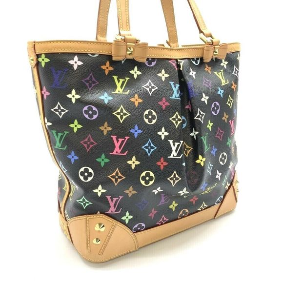 Louis Vuitton Multicolor Charline MM Noir Hand Bag - Picture 3 of 9